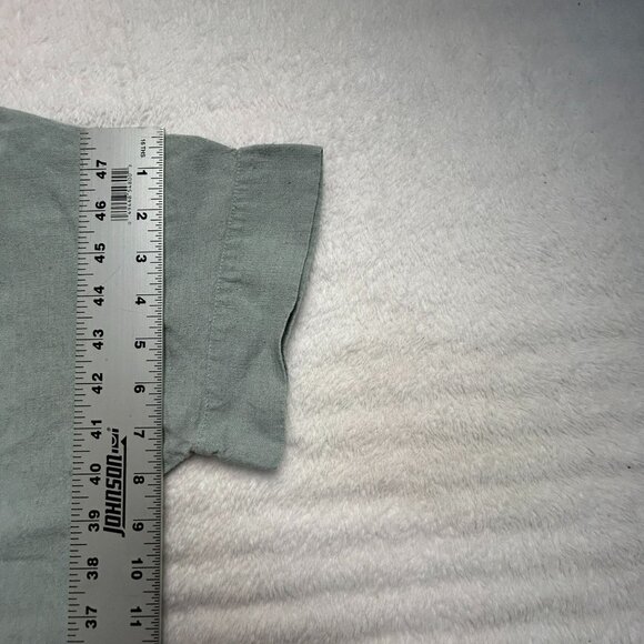 Offon Clothing Women's Round Neck Short Sleeve Pullover Casual Blouse Green ?? - Picture 7 of 7